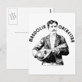 Carte Postale Orchestre de mandoline (Devant / Derrière)