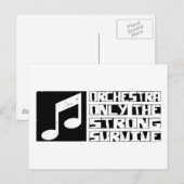 Carte Postale Orchestre survivre (Devant / Derrière)