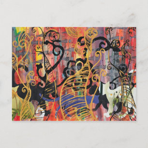 Carte postale Orchid Cats