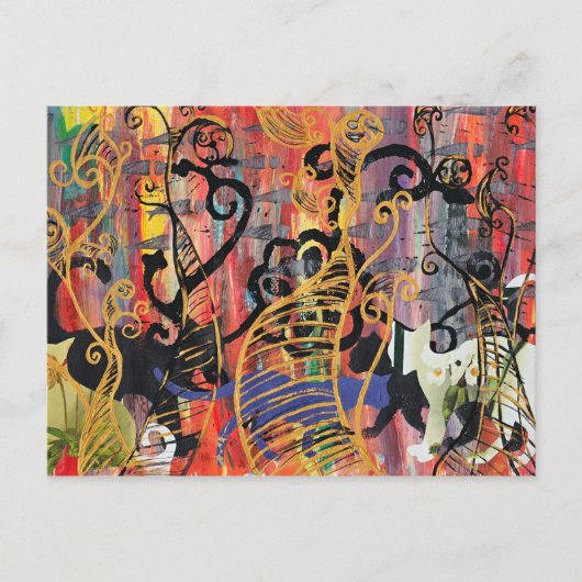 Carte postale Orchid Cats (Devant)