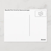 Carte postale orchidée (Dos)