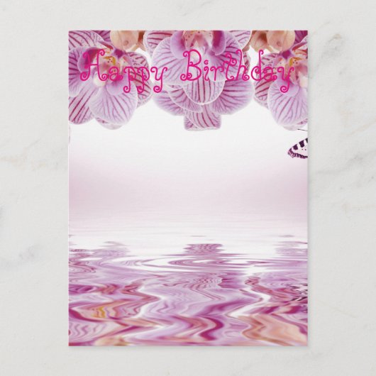 Carte Postale Orchidée (Devant)