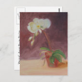 Carte Postale "Orchidée" (Devant / Derrière)