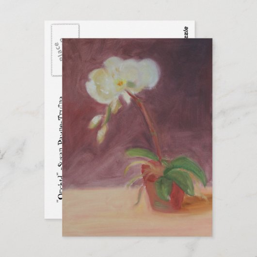 Carte Postale "Orchidée" (Devant / Derrière)