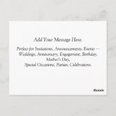 Carte Postale Orchidée (Dos)