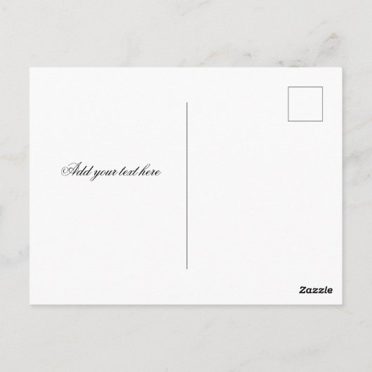 Carte Postale Orchidée (Dos)