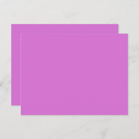 Carte Postale orchidée couleur (Devant / Derrière)