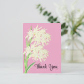 Carte postale Orchidée Fleurie Merci (Debout devant)