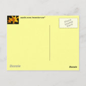 Carte Postale Orchidée jaune (Dos)