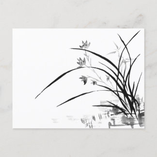 Carte Postale Orchidée Noble