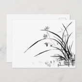 Carte Postale Orchidée Noble (Devant / Derrière)