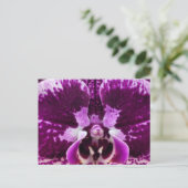 Carte postale Orchidée violette (Debout devant)