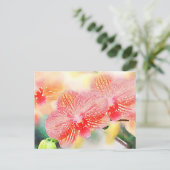 Carte Postale Orchidées aquarelles (Debout devant)
