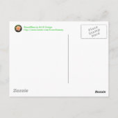 Carte postale : Orchidées roses (Dos)