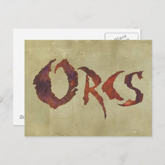 Carte Postale Orcs (Devant / Derrière)