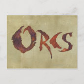 Carte Postale Orcs (Devant)