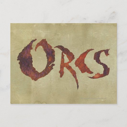 Carte Postale Orcs (Devant)