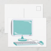 Carte Postale Ordinateur (Devant / Derrière)