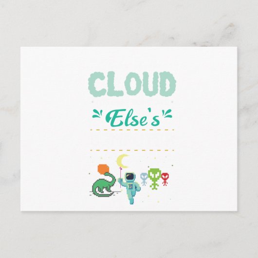 Carte Postale Ordinateur Lover Gamer Drôle programmeur IT (Devant)