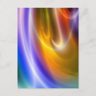 Carte Postale Ordinateur numérique Abstrait