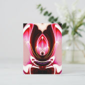 Carte Postale Ordinateur numérique Art Abstrait moderne (Debout devant)