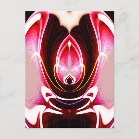 Carte Postale Ordinateur numérique Art Abstrait moderne (Devant)
