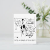 Carte Postale Ordinateurs très conviviaux (Debout devant)