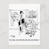 Carte Postale Ordinateurs très conviviaux (Devant)