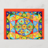 Carte Postale ordre Abstrait (Dos)