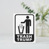 Carte Postale ordures (Debout devant)