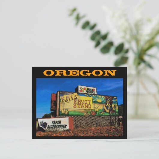 Carte postale Oregon (Debout devant)