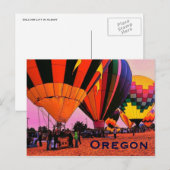 Carte postale Oregon Balloon (Devant / Derrière)