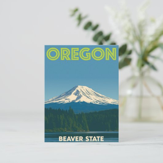 Carte Postale Oregon Beaver State (Debout devant)