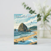 Carte Postale Oregon Cannon Beach Travel (Debout devant)
