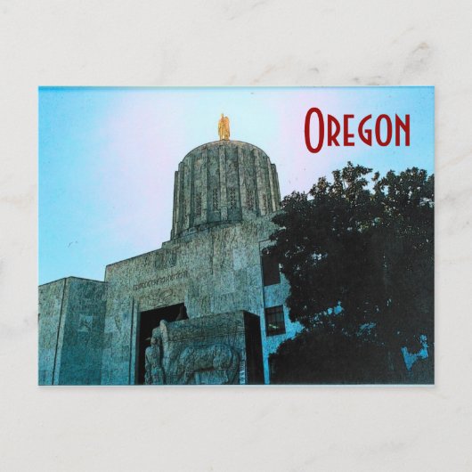 Carte postale Oregon Capitol (Devant)