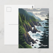 Carte Postale Oregon Coast (Devant / Derrière)