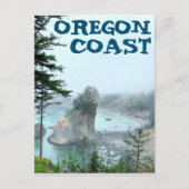 Carte Postale Oregon Coast Boardman Foggy Pittoresque Vue (Devant)