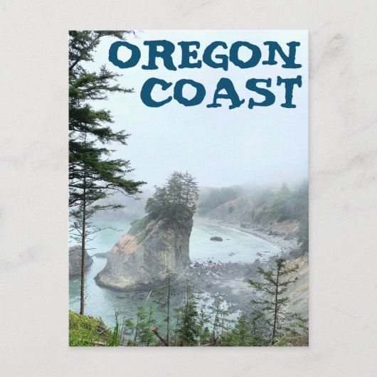 Carte Postale Oregon Coast Boardman Foggy Pittoresque Vue (Devant)