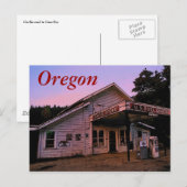 Carte postale Oregon (distante) (Devant / Derrière)