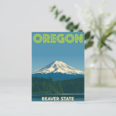 Carte Postale Oregon État du Castor (Debout devant)