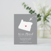 Carte postale OREGON Faire-part mobile (Debout devant)