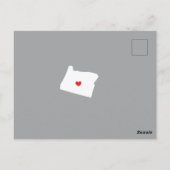 Carte postale OREGON Faire-part mobile (Dos)