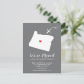 Carte postale OREGON Faire-part mobile (Debout devant)