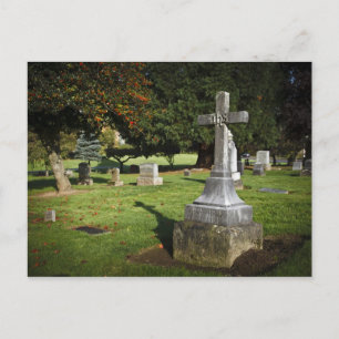 Carte Postale Oregon, lac Oswego, cimetière Oswego Pioneer 2