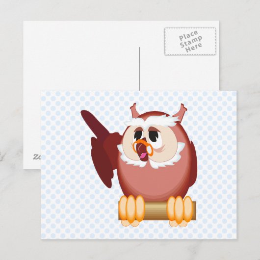 Carte Postale Oregon Owl (Devant / Derrière)