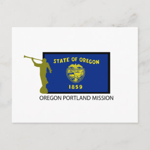 CARTE POSTALE OREGON PORTLAND MISSION LDS CTR