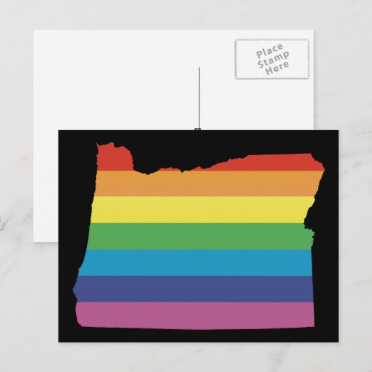 Carte Postale oregon pride. (Devant / Derrière)