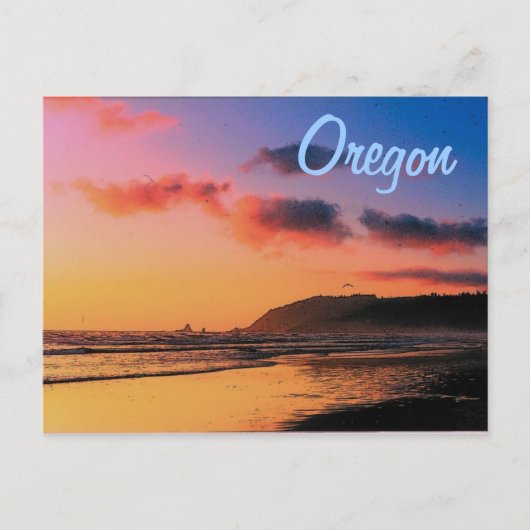 Carte postale Oregon Sunset (Devant)