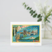 Carte Postale OregonGrandes lettres Scènes 2 (Debout devant)