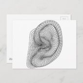 Carte Postale oreille (Devant / Derrière)